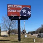 E Squared Outdoor LED billboard in Loretto