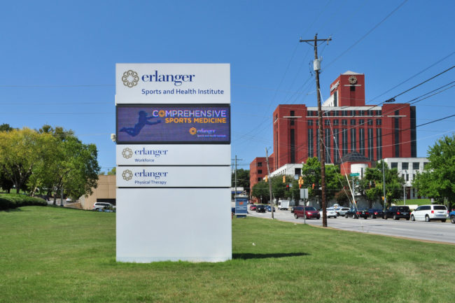 Erlanger Sports Medicine LED business sign