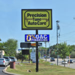 Precision Tune Auto Care LED Business Sign
