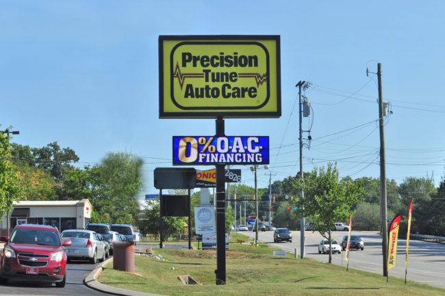 Precision Tune Auto Care LED Business Sign